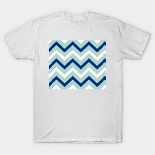 Marine zig zag - clear blue sky T-Shirt